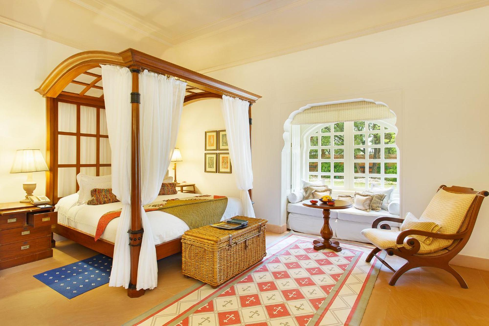 Premier Zimmer mit 2 Einzelbetten und Gartenblick
