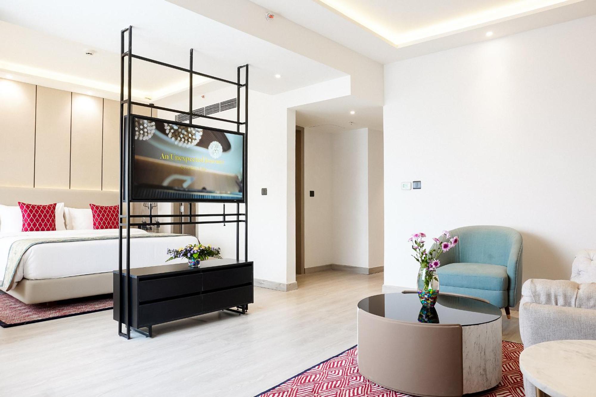 Junior King Suite with Premium Wing and 20% discount on Food, Spa, Beverages and Laundry 