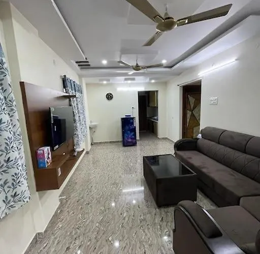 Servostay New 2 Bhk Fully Furnished Near Beach In Vizag - 3Rd Floor