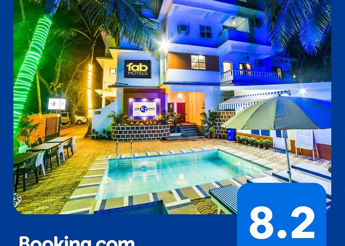Fabhotel K7 Trends With Pool, Baga Beach - Nr Calangute Beach