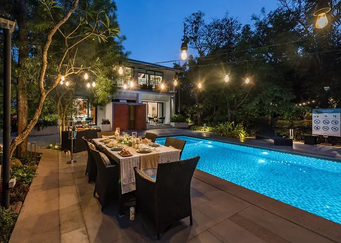 Saffronstays Arabella - 4Br Bohemian Pool Villa With Sunken Lounge, Foosball, Ps4 & Mango Orchard Views In Alibaug