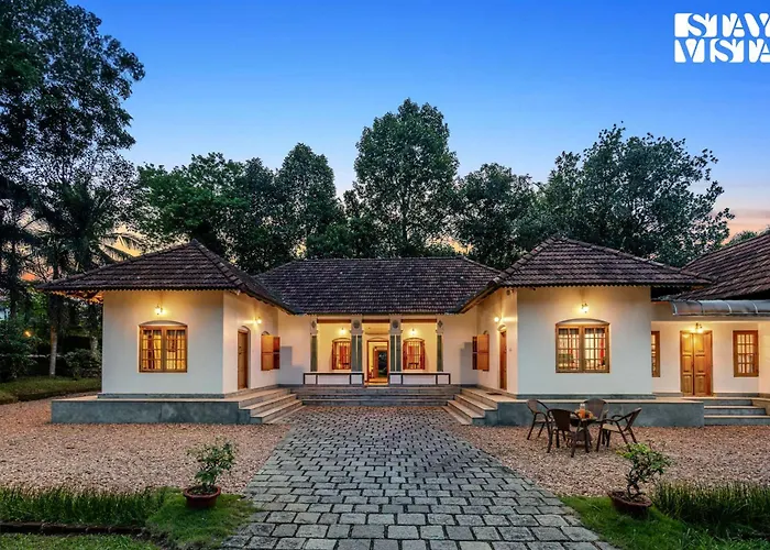 Cvm House With Lawn At Thiruvalla By Stayvista