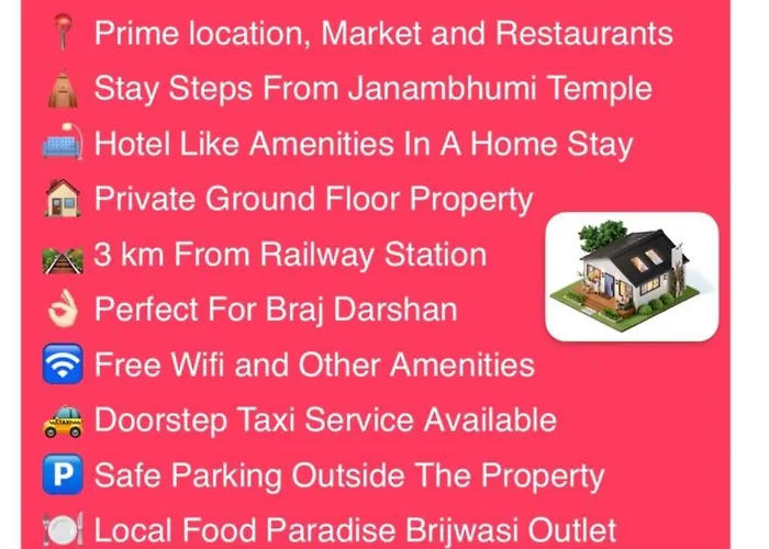 New Divine Stay At Janambhumi - Family Sleeps 2-6 , Private & Spacious