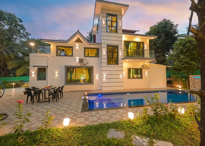 Sea'S The Day Luxurious 5Bhk Villa 2Min From Awas Beach With Huge Private Pool And Lawn Area