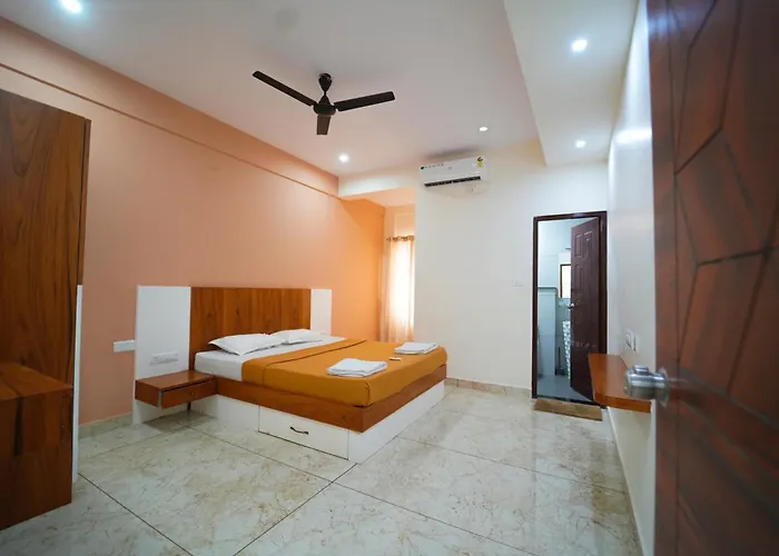 Nandan Enclave 2Bhk & 3Bhk Family Apartments In Mysore Parking & Kitchen