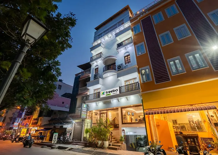 Treebo Grace Inn, 3 Min Walk From Promenade Beach