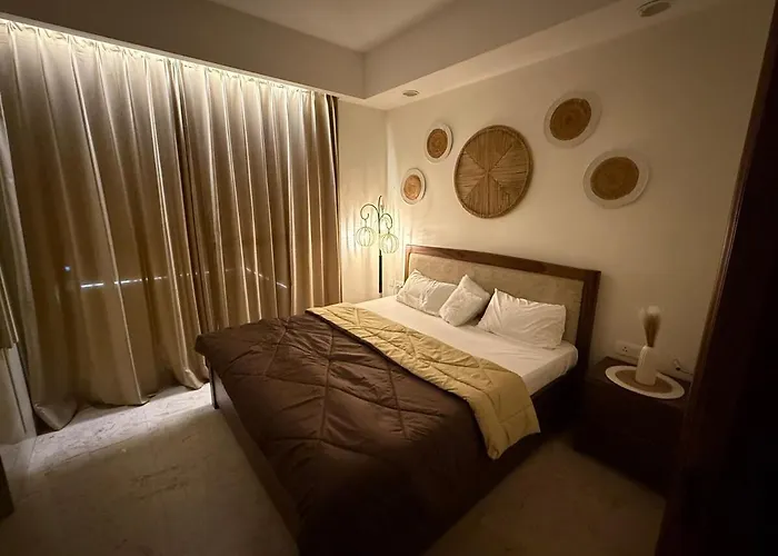 Noor By Saanjh, 1Bhk Serviced Apartment, Boho Balcony, Golf Course Road, Sector 43