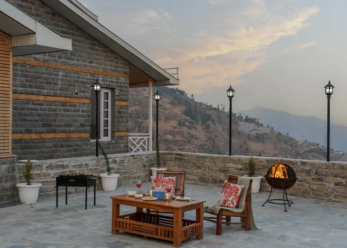 Saffronstays Alpine Blue, Theog - 6Br Villa With Valley Views