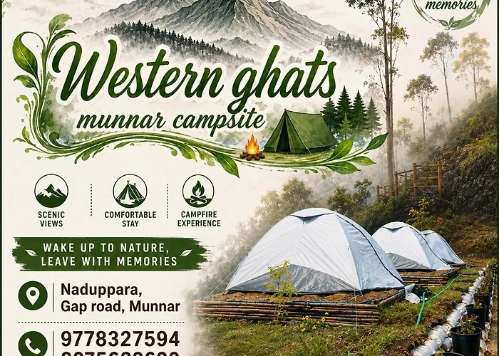 Western Ghats, Tent Stay, Munnar, Gap Road